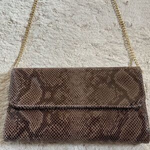 Borse Pelle Exotic Italian leather Snake  print in laser scales bag  New